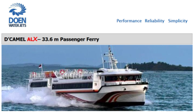 Bateaux passagers 33m